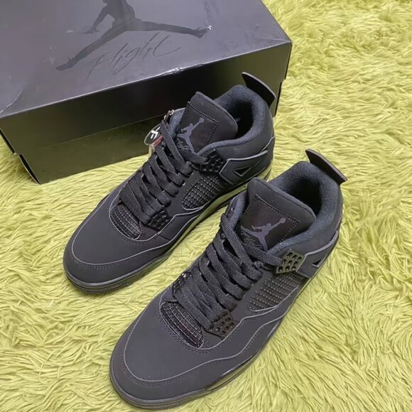 jordan 4 retro black cat men's shoe